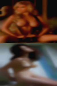 Comfortably nude in control.